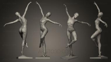 Figurines of girls (STKGL_0083) 3D model for CNC machine
